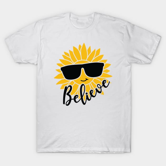 Believe Art T-Shirt by Shop Ovov